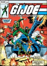 G.I. Joe Marvel Comics Issue #1 Comic Book Cover Refrigerator Magnet NEW UNUSED - £3.13 GBP