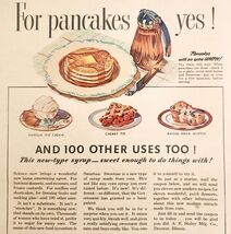 1947 Sweetose Pancake Bakery Sweetener Advertisement Baking Desserts DWNN21 - $365.35 MXN