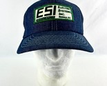 Vintage ESI Electric Systems Inc Electrical Contractors Trucker Mesh Hat... - £20.23 GBP