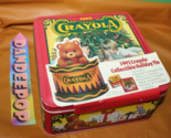 1992 Crayola Collectible Holiday Tin With 64 Box Crayons Only - $14.84