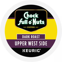 Chock Full O&#39; Nuts Upper West Side Dark Roast Kcups 24CT - $24.24