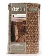 1 Count Croscill Salida 26 In X 26 In Multi European Pillow Sham 100% Po... - $41.01 CAD