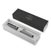 PARKER IM Rollerball Pen | Matte Grey with Black Trim | Fine Point with Black In - £32.88 GBP