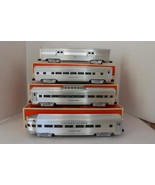 LIONEL - 19165- FOUR CAR LIONEL LINES ALUMINUM PASSENGER CAR SET- NEW - E1 - €320,06 EUR