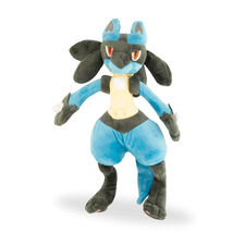 Pokémon Lucario Plush Toy 12&quot; Cute Soft Blue Fighting Type Stuffed Figure - $13.87 CAD