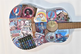 The Grateful Dead Decoupage Fender Acoustic Guitar Album Covers - £416.74 GBP