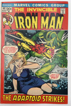 The Invincible Iron Man Marvel No. 49 Fine August 1972 The Adaptoid Strikes - £22.54 GBP