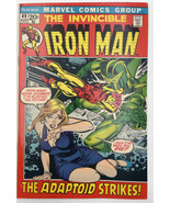 The Invincible Iron Man Marvel No. 49 Fine August 1972 The Adaptoid Strikes - £22.48 GBP
