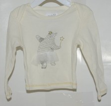 Mud Pie Cream Bear Shirt Tutu Attached Pant Set 6 9 Month - $25.99