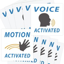 Funny, Realistic Voice &amp; Motion Activated Prank Stickers, 50 Pack. Christmas Gag - £13.37 GBP