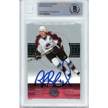 Rob Blake Colorado Avalanche Auto 2002 Upper Deck SP Signed On-Card Beck... - £62.18 GBP