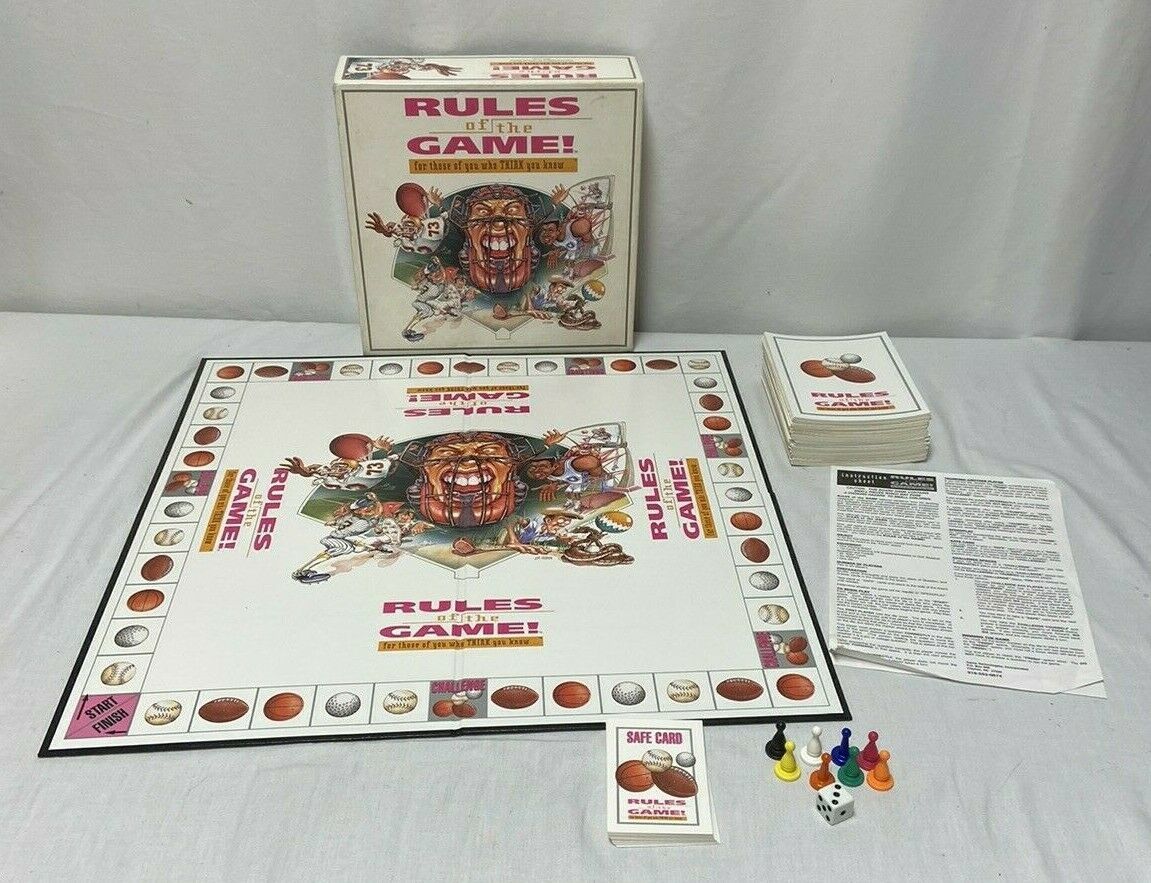 Rules of the Game Sports Board Game 1995  - £14.35 GBP