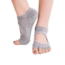 Select Pack: 3 Pair Pk: B (Purple/Black/Blue) - Peep Toe Yoga Socks 3 Pair Pack - $599.32 MXN