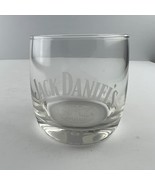 Jack Daniels OLD NO 7 Brand Logo Round Rocks Low-Profile Glass Design - £7.01 GBP