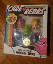 Care Bears Rainbow Shine Special Collector Set 5 Rainbow Colored Bears 1... - $19.99