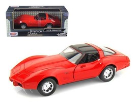1979 Chevrolet Corvette Red 1/24 Diecast Model Car by Motormax - £30.71 GBP