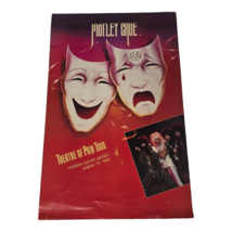 Vtg Motley Crue Theater Of Pain Concert Music Tour Poster Madison Square... - $116.85