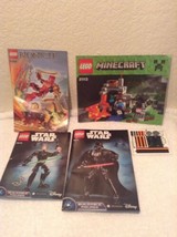 4 Lot of Manuals for Star Wars 75111, 75110 Minecraft 21113 &amp; Bionicle 70787 - £7.83 GBP