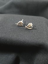 Tiffany &amp; Co. Paloma Picasso Loving Heart Earrings .925 Sterling Silver, Signed  - $88.81