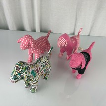 Victorias Victoria&#39;s Secret Pink Stuffed Plush Puppy Dogs Graffiti Dots ... - £19.73 GBP