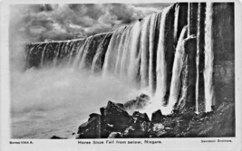 Niagara New York~Horse Shoe Fall From BELOW~1910 Davidson&#39;s Photo Postcard - £7.69 GBP