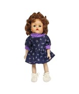 Fibre-Craft 18&quot;  Vinyl Doll Brunette Sleepy Eyes Vintage 90s Collectible... - £16.69 GBP