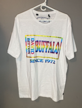 NWT Buffalo David Bitton Size XL White Logo Since 1972 T Shirt - $14.03
