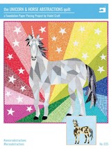 The Unicorn and Horse Abstractions Quilt Foundation Paper Piecing quilt ... - $31.74