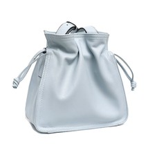 SC Fashion Designer Leather Women Drawstring Bucket Handbags  Crossbody Female C - £62.20 GBP