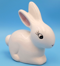 Decorative White Ceramic Bunny 6&#39;&#39; X 5&#39;&#39; - £6.27 GBP