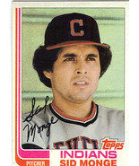 1982 Topps Sid Monge Cleveland Indians #601 Baseball Card - £1.54 GBP