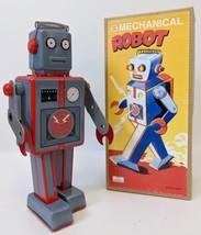 Vintage Robot Schylling Tin Lithographed Wind-up Mechanical Robot Toy In Box! - £38.36 GBP