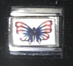 Butterfly Wholesale Italian Charm Enamel Link 9MM K16 - £11.98 GBP