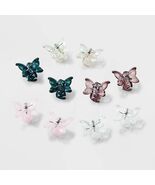 Wild Fable Mini Butterfly Claw Hair Clips 10pc Pink Purple Black - $14.75 CAD