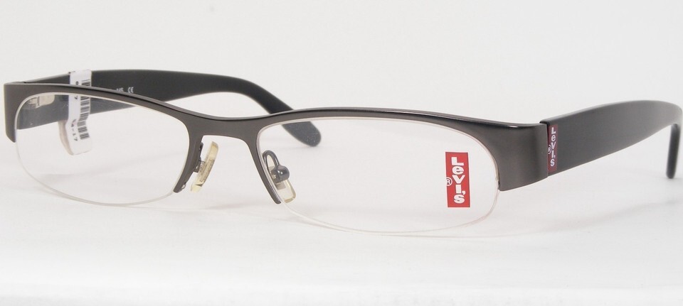LEVI&#39;S LS3504 A011 Gunmetal /Black UNIQUE EYEGLASSES GLASSES FRAME 54-17... - $85.96