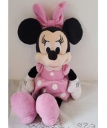 Disney Minnie Mouse Pink Dress 11&quot; Plush Lovey Doll Stuffed Animal Toy  - $9.99