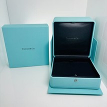 Tiffany &amp; Co Watch or Bracelet Storage Presentation Gift Box in Blue Lea... - €260,64 EUR
