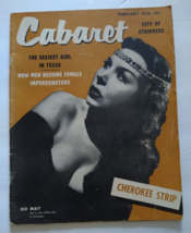 Cabaret Feb. 1956, Do May Cover, Cherokee Strip Indian Burlesque Gwen Verdon - £15.42 GBP