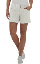 NoTags Dakota Blue Women&#39;s Mid Rise Soft Stretch Short Size: 16, Color: White - £14.83 GBP