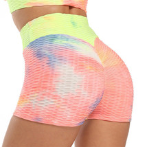 Sexy Women Sport Shorts High Waist Summer Fitness Wear Bubble Butt Worko... - $14.66