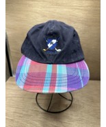 Vintage  Polo Golf Ralph Lauren Plaid Crest Emblem Logo Hat Vtg - $61.36 CAD