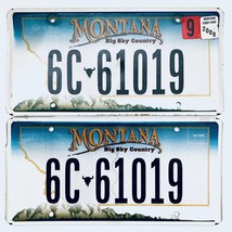 2008 United States Montana Gallatin County Passenger License Plate 6C 61019 - £20.23 GBP