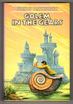 Piers Anthony GOLEM IN THE GEARS First Hardcover edition The Ninth Xanth Novel - £10.78 GBP