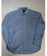 RJ. Crew Shirt Men Large White Blue Striped Pocket Casual City Workwear ... - $200.05 MXN