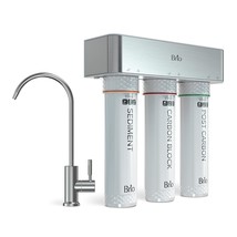 Brio 2-Stage Undersink Filtration System, Brushed Nickel Faucet,, 0.5 Gpm - $114.97