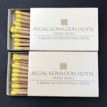 Lot of Two (2) Regal Kowloon Hotel Hong Kong China Matchbook Matchbox - £9.57 GBP