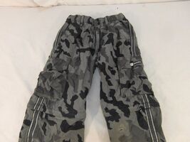 Children Youth Boy's Urban Pipeline City Camouflage Gray Zipper Fly Pant... - $13.28