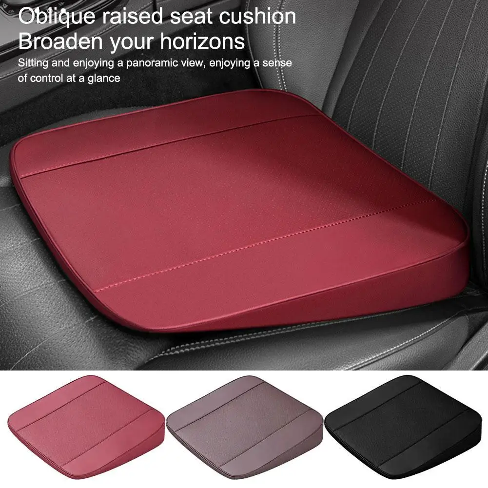Car Booster Seat Cushion Heightening Height Boost Mat Broaden Driving Vi... - £20.86 GBP+