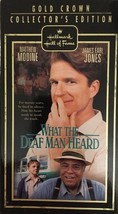 What The Deaf Heard(Vhs 1998)TESTED-RARE Vintage COLLECTIBLE-SHIPS N 24 Hours - £11.77 GBP