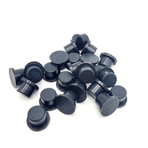 7/16&quot; Rubber Drill Hole Plugs Push In Compression Stem Silicon Covers 5/8&quot; Top - £8.37 GBP+